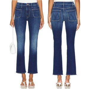 MOTHER The Patch Pocket Insider Flood Jeans Size 32 NWT